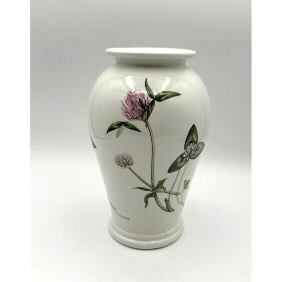 Portmeirion Present The Queen's Hidden Garden by David Bellamy Vase, 8" Tall - Picture 1 of 8